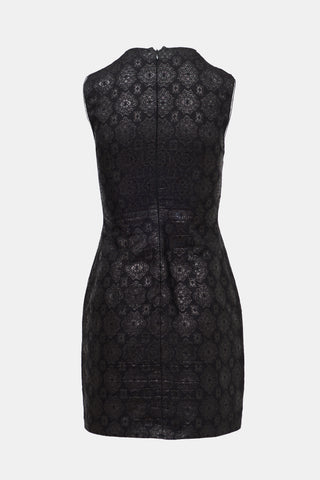 Prada SS 2002 Damask Jacquard Dress