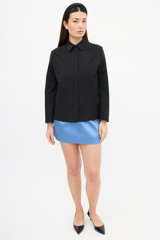 Prada 1990s Black Zip Jacket