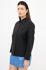 Prada 1990s Black Zip Jacket