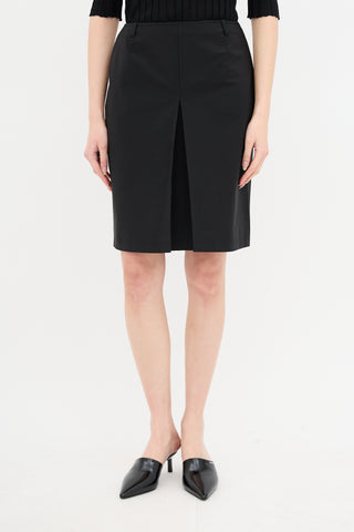 Prada Pleated Midi Skirt