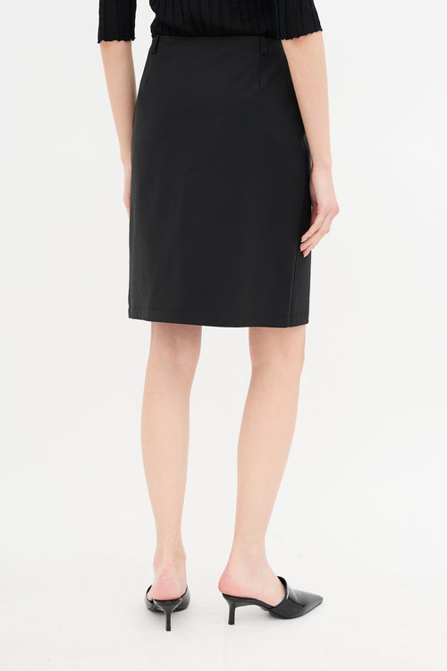 Prada Pleated Midi Skirt