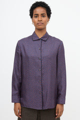 Prada 2019 Silk Printed Shirt