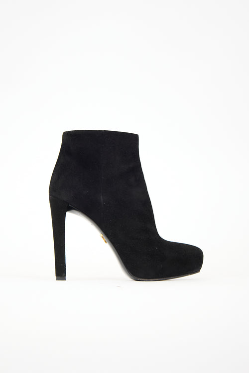 Prada Suede Platform Boot