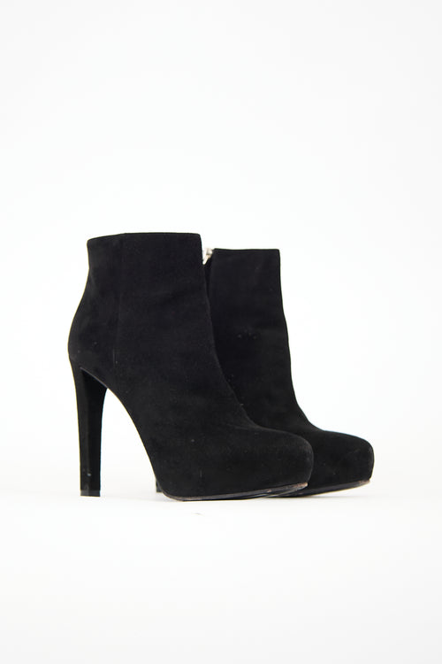 Prada Suede Platform Boot