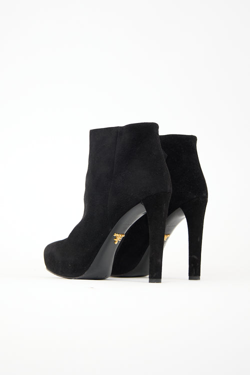Prada Suede Platform Boot