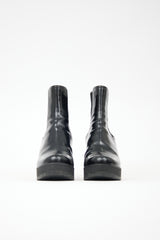 Prada Leather Platform Chelsea Boot