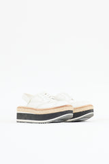 Prada Leather Brogue Slingback Oxford