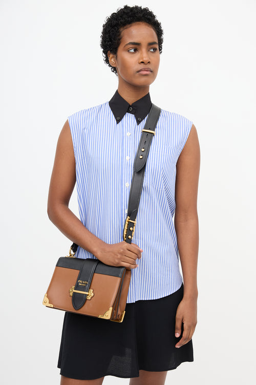Prada Saffiano Leather Cahier Bag