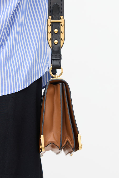 Prada Saffiano Leather Cahier Bag
