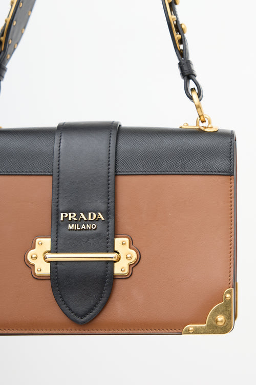 Prada Saffiano Leather Cahier Bag