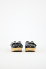 Prada Leather Buckle Clog