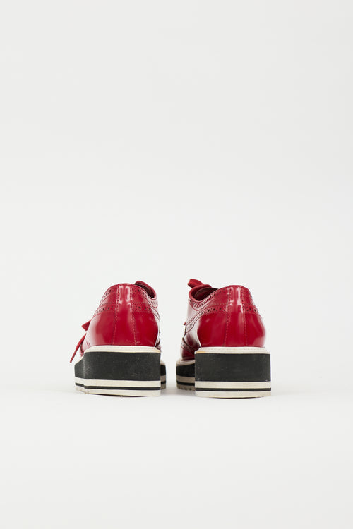 Prada Leather Brogue Derby