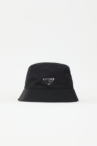 Prada Nylon Triangle Bucket Hat