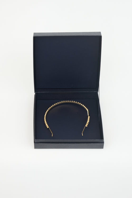 Prada Crystal Embellished Headband