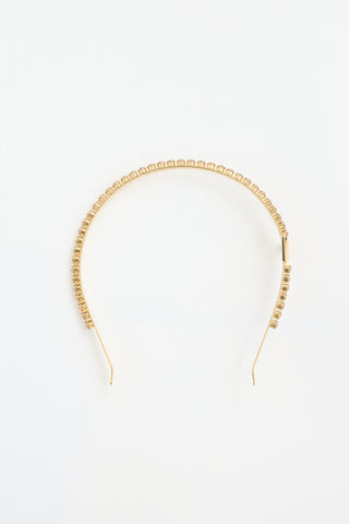 Prada Crystal Embellished Headband