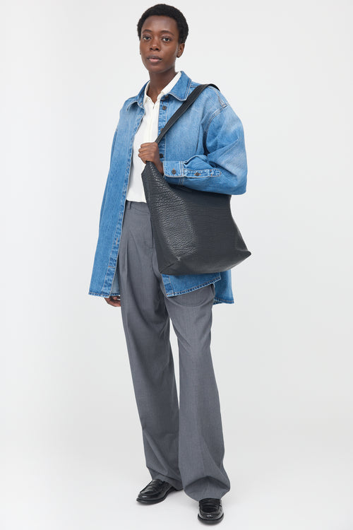 Prada SS 2023 Full Grain Leather Tote Bag