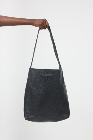 Prada SS 2023 Full Grain Leather Tote Bag