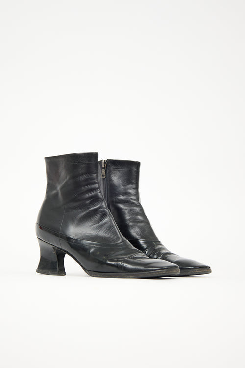 Prada FW 2001 Leather Boot