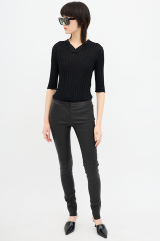 Prada Leather Legging