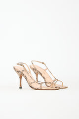 Prada Textured Leather Sandal