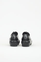 Prada Leather Crystal Embellished Oxford
