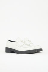 Prada Leather Logo Loafer