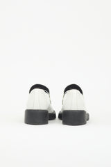 Prada Leather Logo Loafer