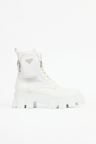 Prada Leather Monolith Boot