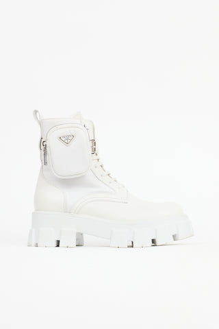 Prada Leather Monolith Boot