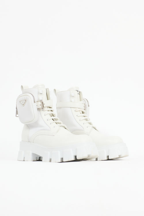 Prada Leather Monolith Boot