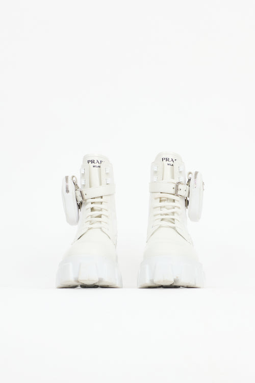 Prada Leather Monolith Boot
