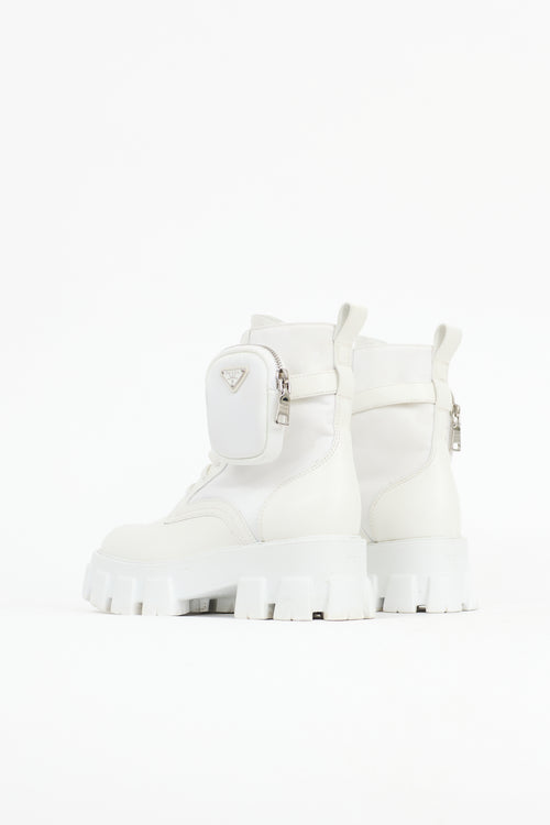 Prada Leather Monolith Boot