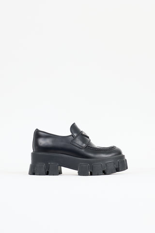 Prada Leather Monolith Loafer