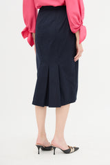 Prada Pleated Midi Skirt