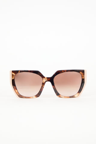 Prada SPR15W Square Sunglasses