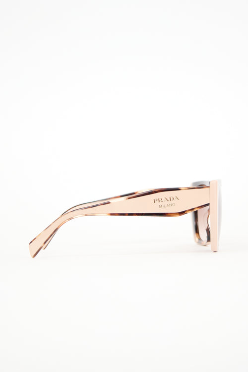 Prada SPR15W Square Sunglasses