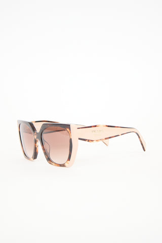 Prada SPR15W Square Sunglasses