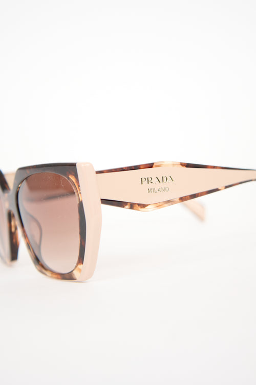 Prada SPR15W Square Sunglasses