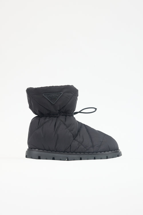 Prada Nylon Puffer Boot