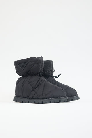 Prada Nylon Puffer Boot