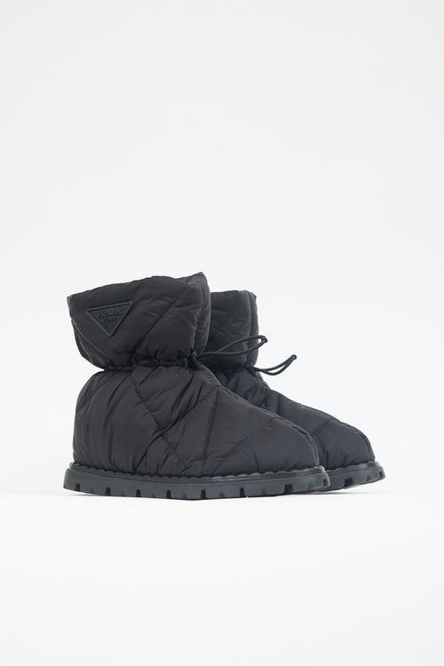 Prada Nylon Puffer Boot