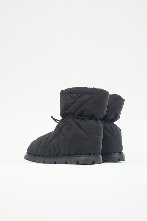 Prada Nylon Puffer Boot