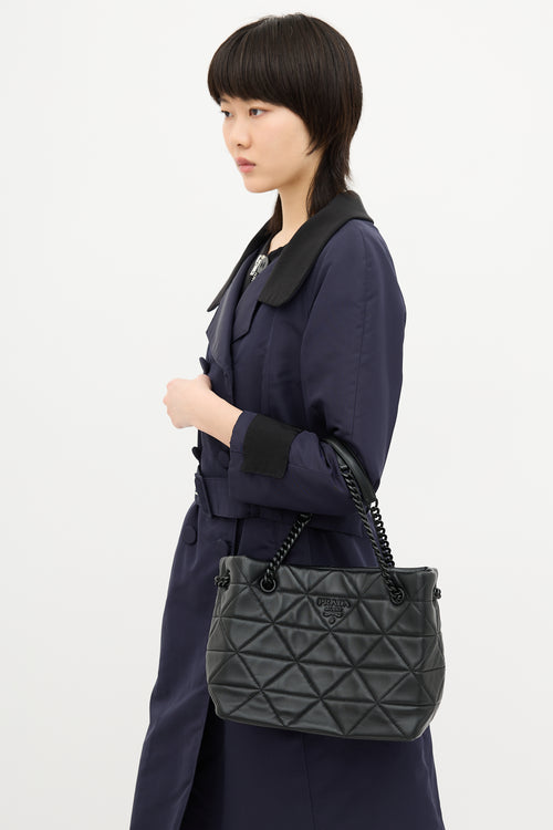 Prada Leather Spectrum Tote Bag