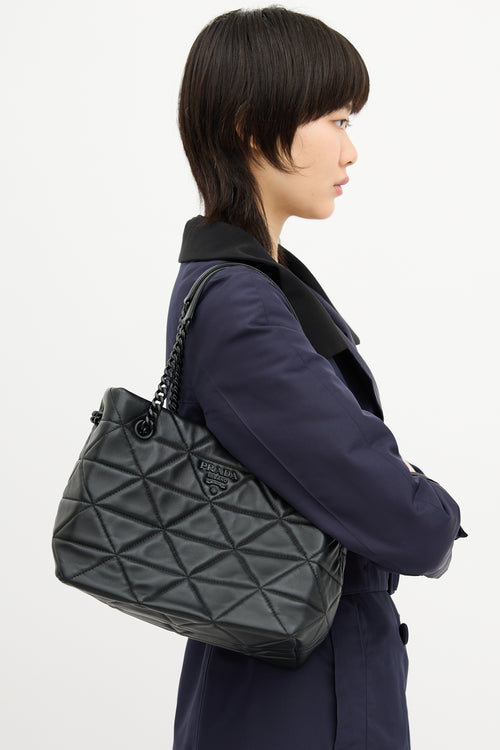 Prada Leather Spectrum Tote Bag