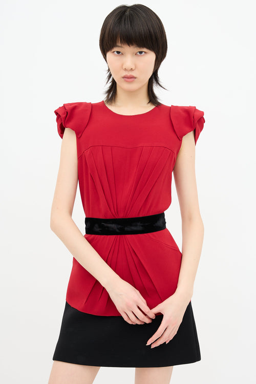 Prada Pleated Top