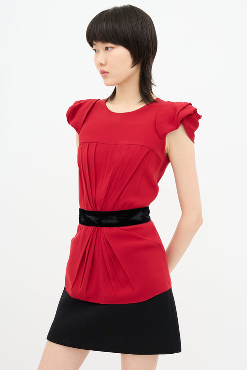 Prada Pleated Top