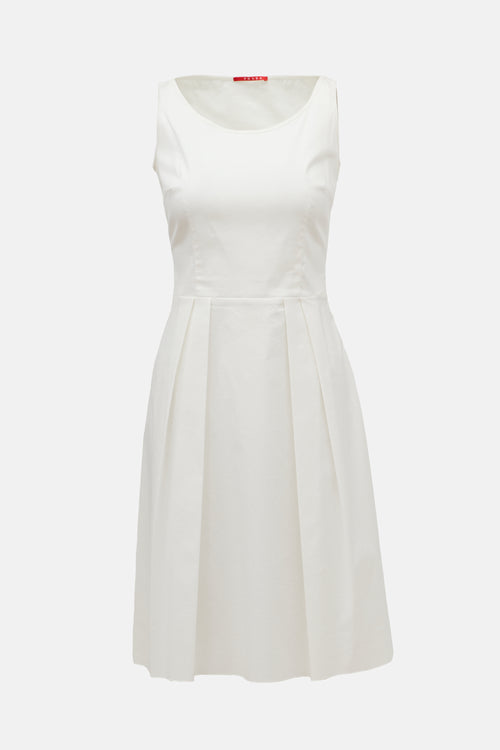Prada Sport 2007 Pleated Midi Dress