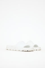 Prada Rubber Triangle Logo Slide