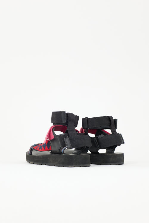 Prada Pattern Sandal