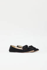 Prada Satin Logo Flat